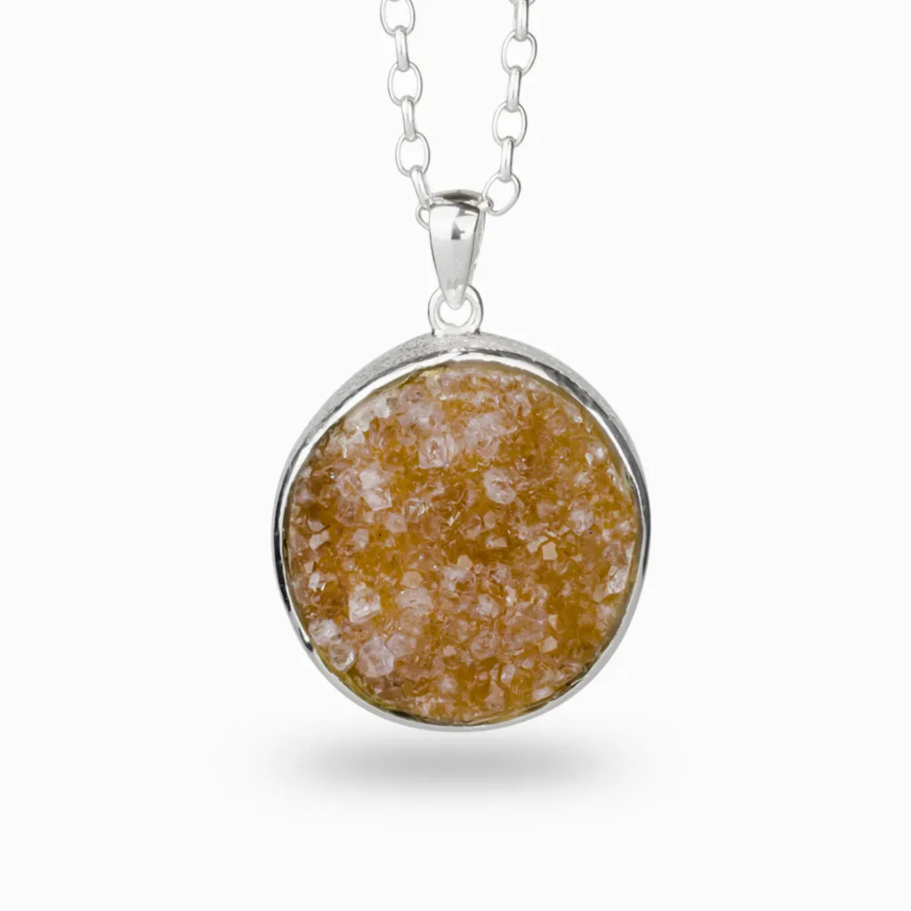 Agate Druzy Necklace