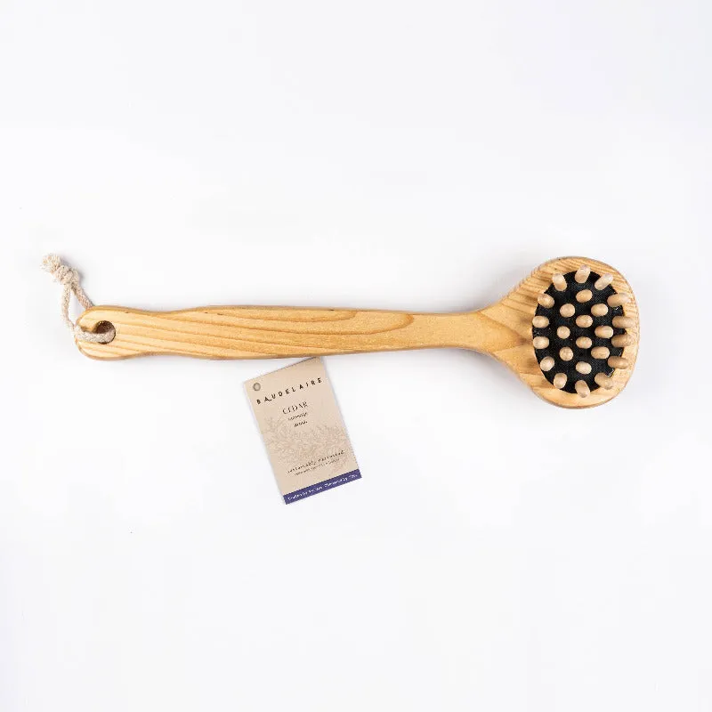 Cedar Massage Brush