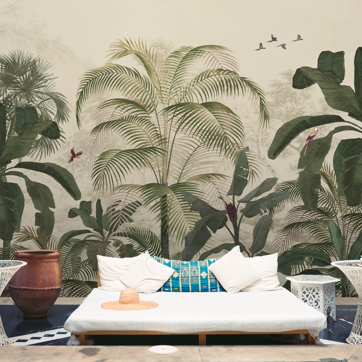 Coastal Life, Tropical Theme Wallpaper, Customised