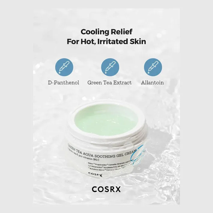 Cosrx Green Tea Aqua Soothing Gel Cream 50g