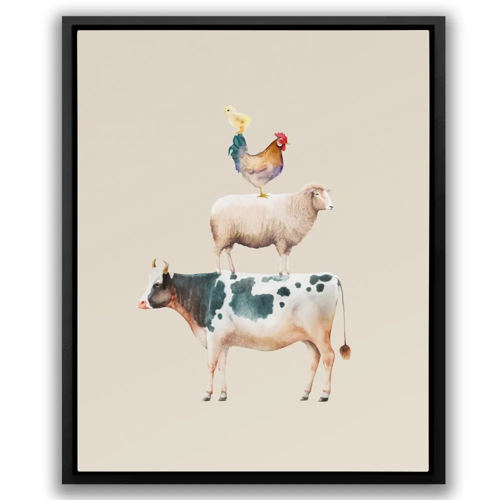 Cow Sheep and Chicken