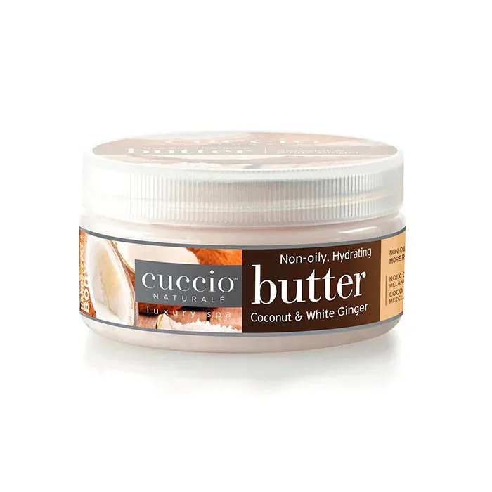 Cuccio Butter Blend 8oz - Coconut & White Ginger