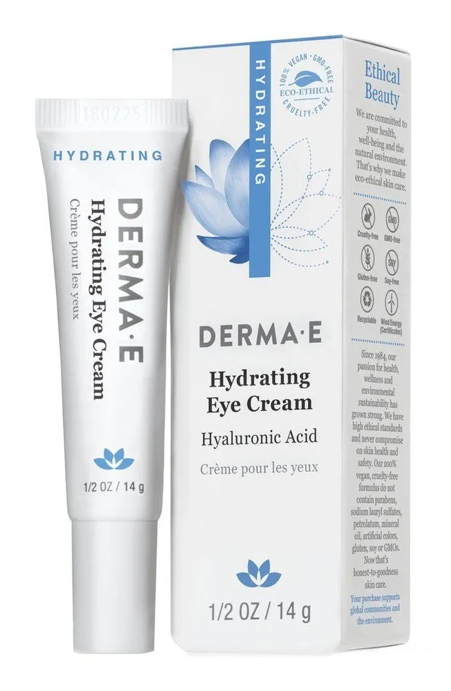 Derma-E Hydrating Eye Cream With Hyaluronic Acid & Green Tea 0.5 oz Cream