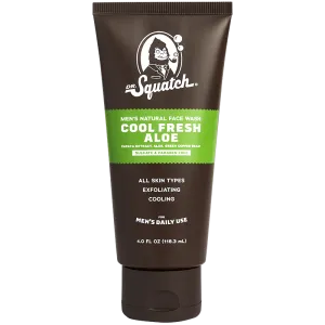 Dr. Squatch cool fresh aloe natural face wash