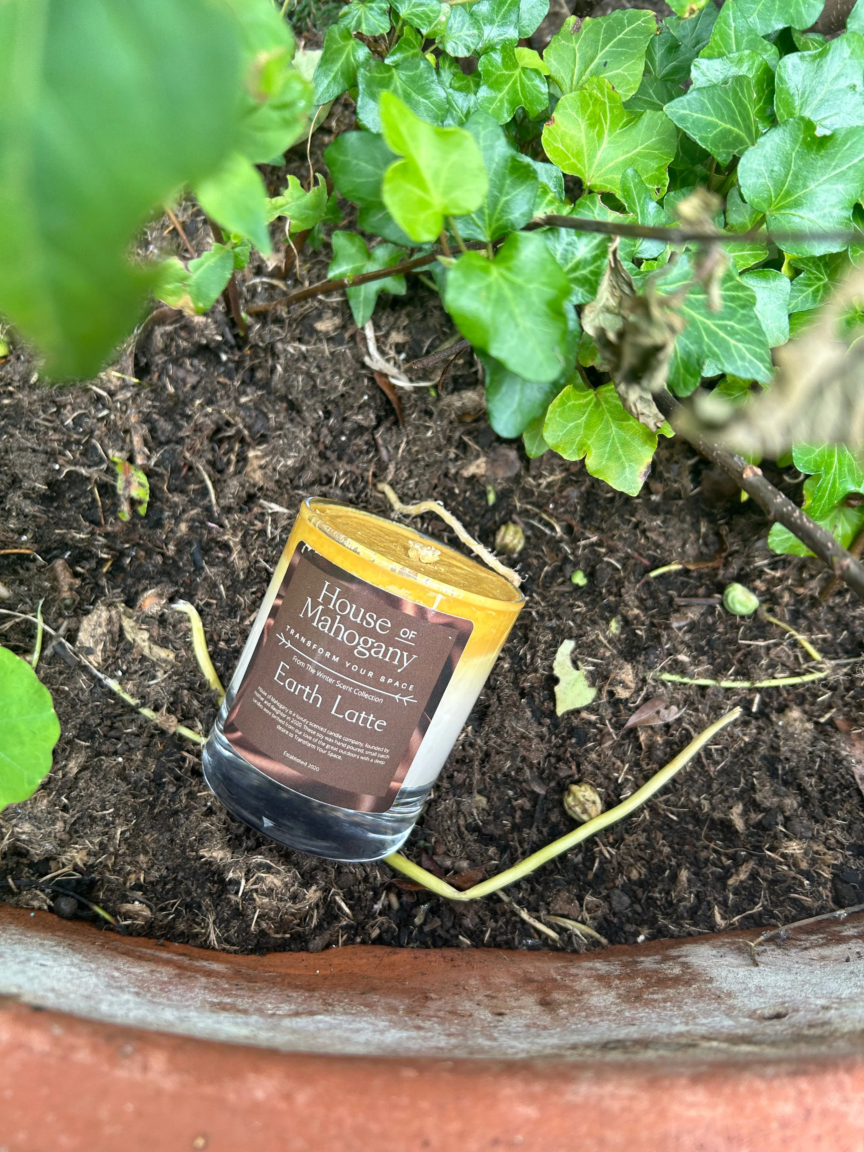 Earth Latte Candle