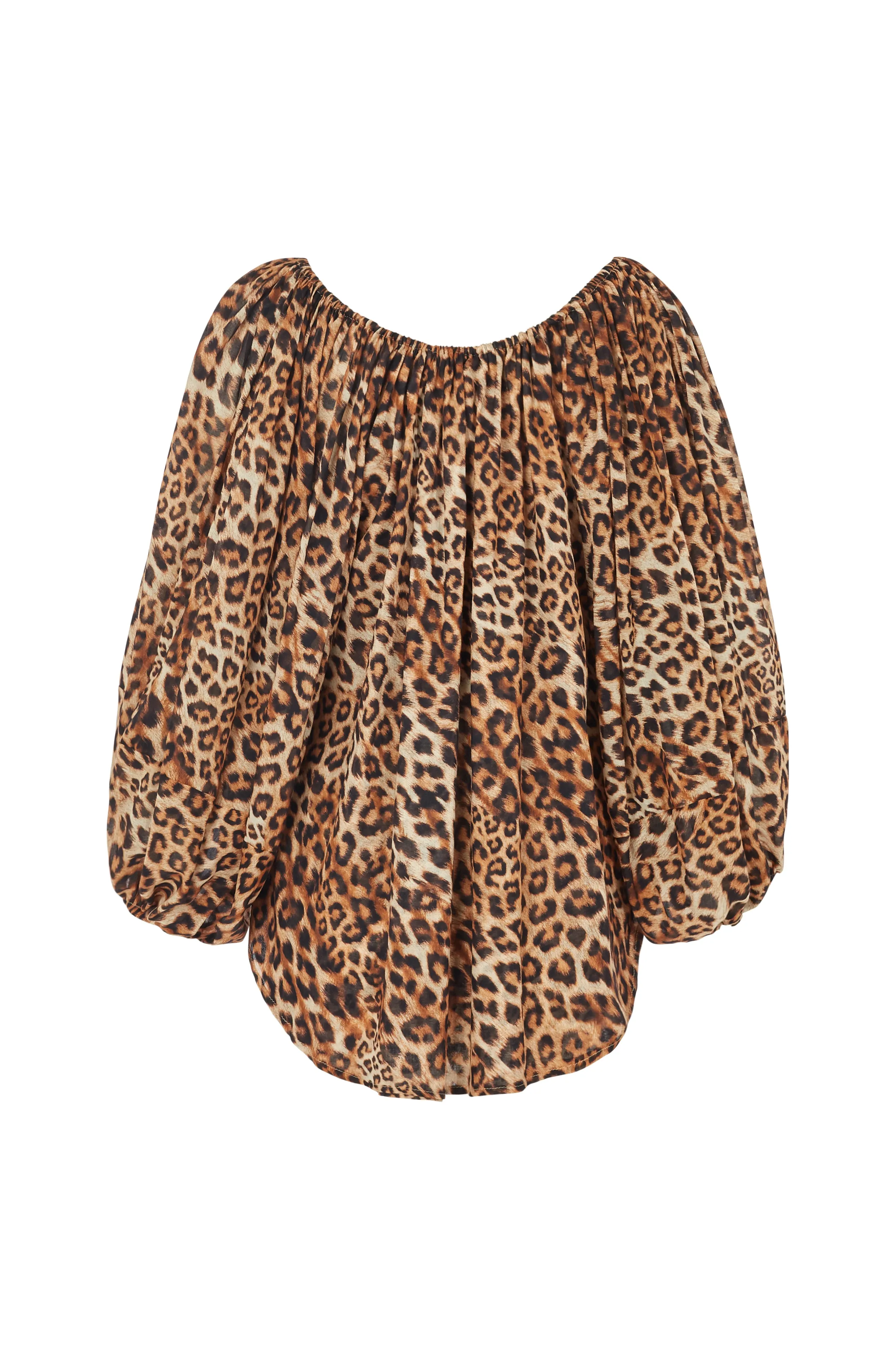 Erika Pena Brielle Blouse in Leopard