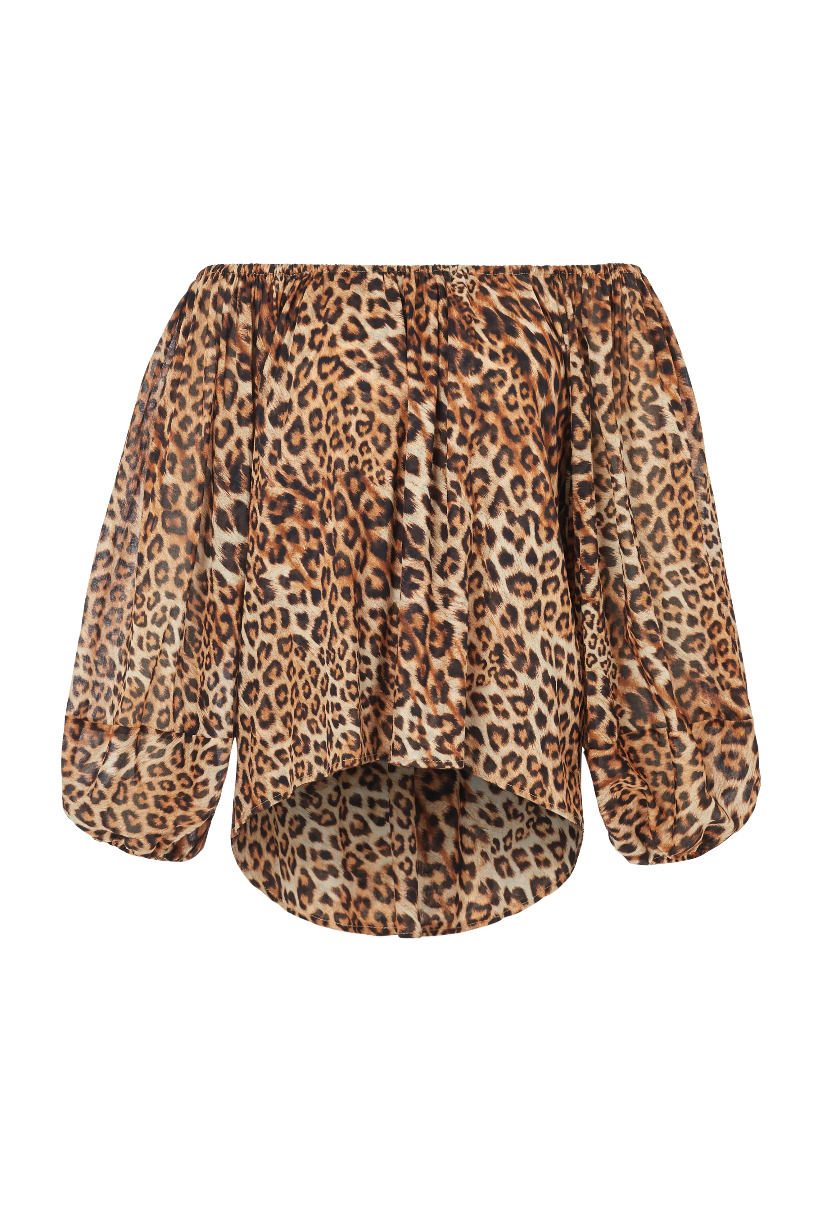 Erika Pena Brielle Blouse in Leopard