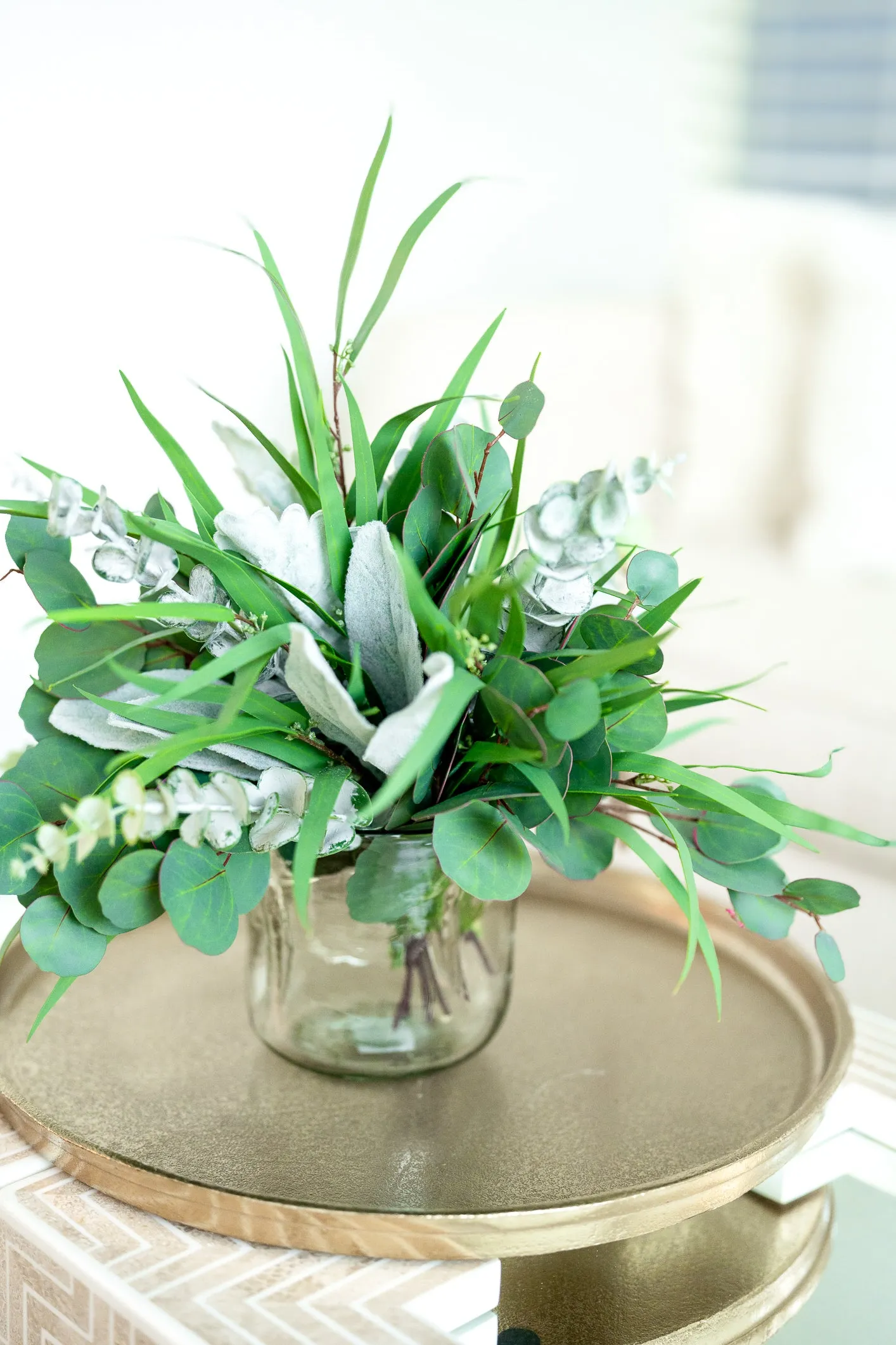 Faux Real Eucalyptus Large Bouquet Drop In