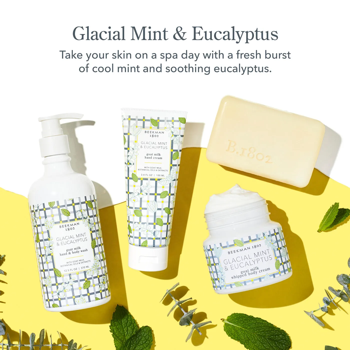 Glacial Mint & Eucalyptus Bar Soap 3.5Oz