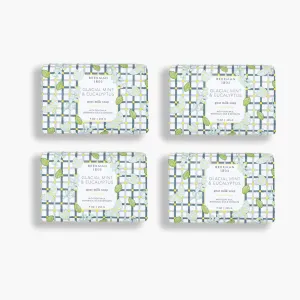 Glacial Mint & Eucalyptus Goat Milk Soap Set of 4