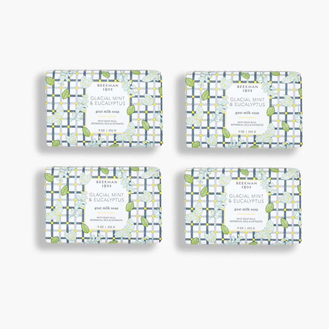 Glacial Mint & Eucalyptus Goat Milk Soap Set of 4