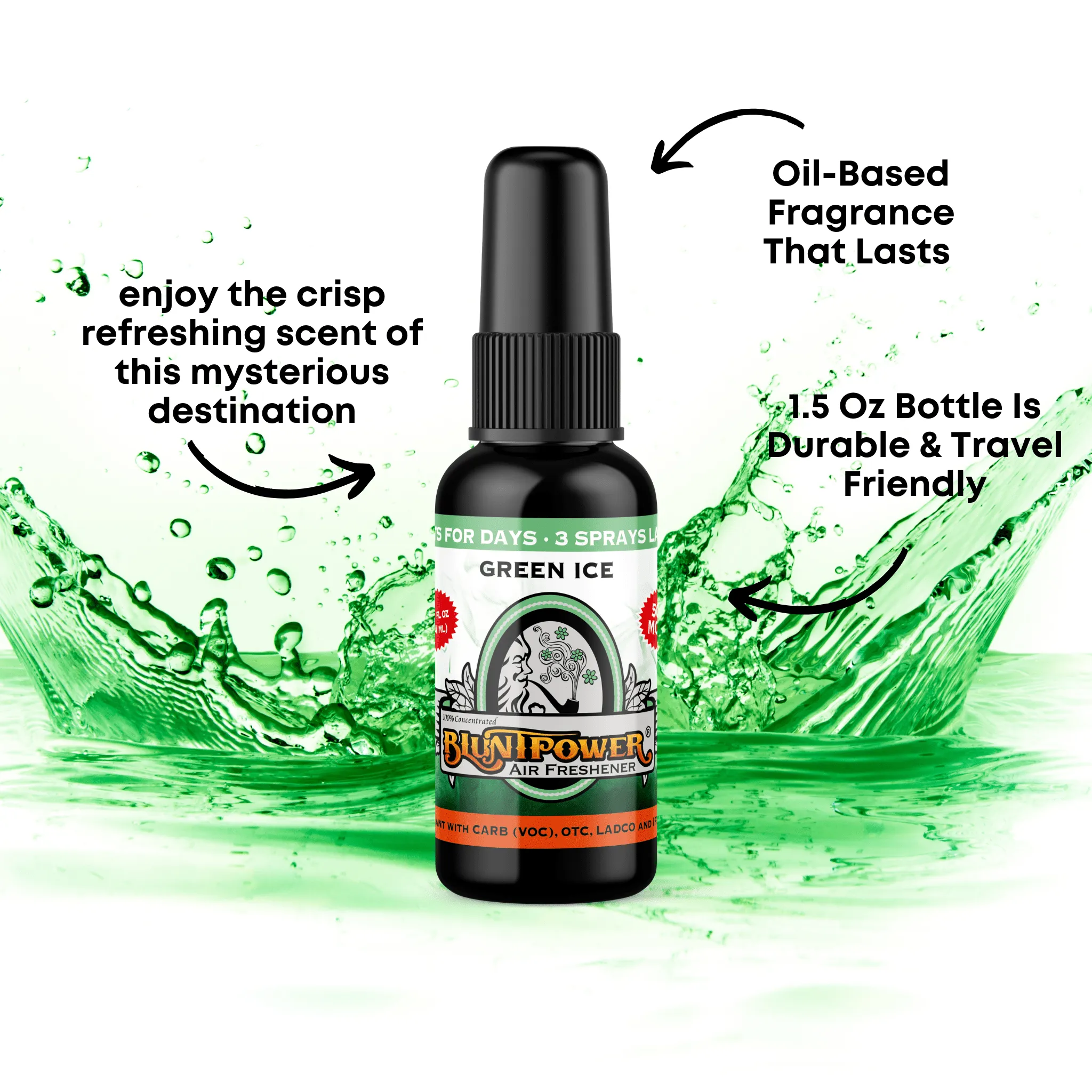 Green Ice Air Freshener Spray