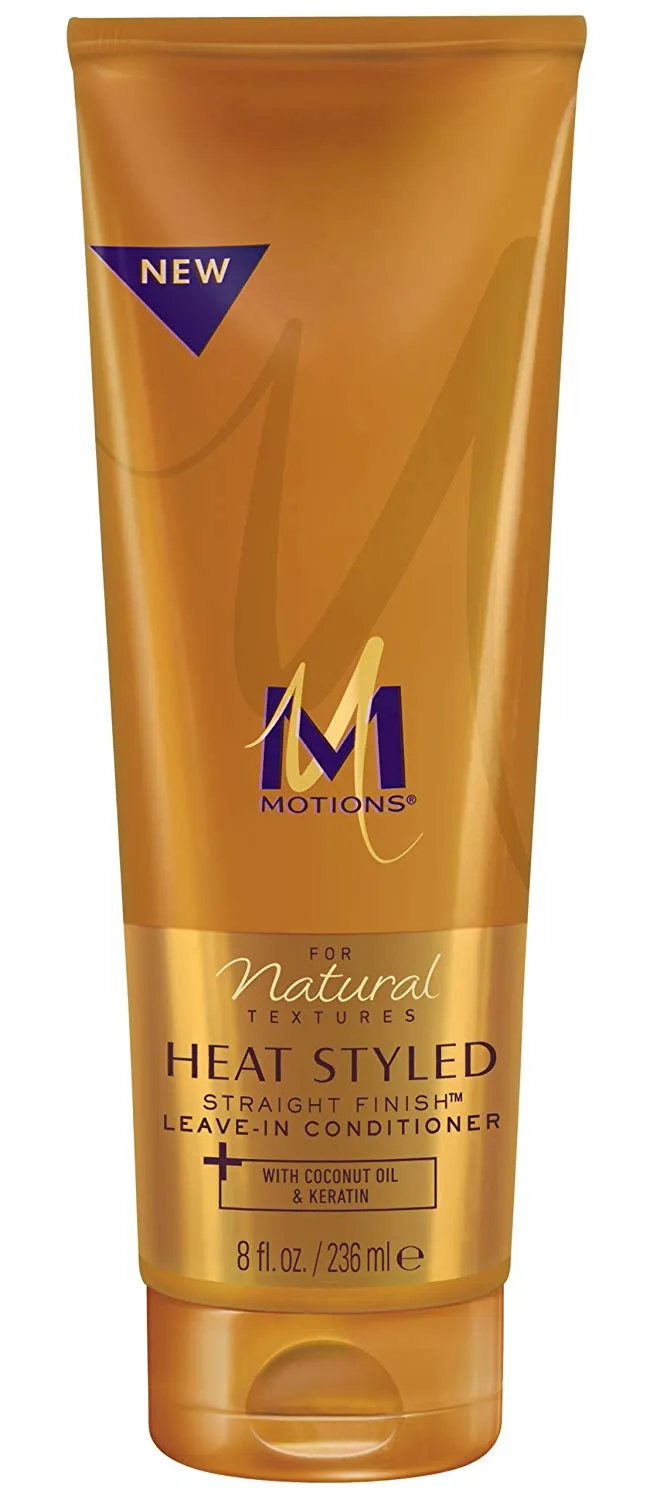 Heat Styled Straigth Finish Leave-In Conditioner by Motions 8 FL. OZ