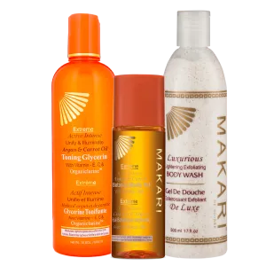 Makari Body Radiance Kit (3 pc set)