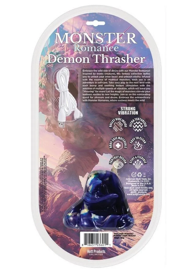 Monster Romance Demon Thrasher Rechargeable Silicone Dong