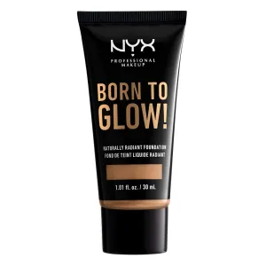 NYX - Born to Glow Naturally Radiant Foundation Neutral Tan - 1.01 fl oz (30 ml)