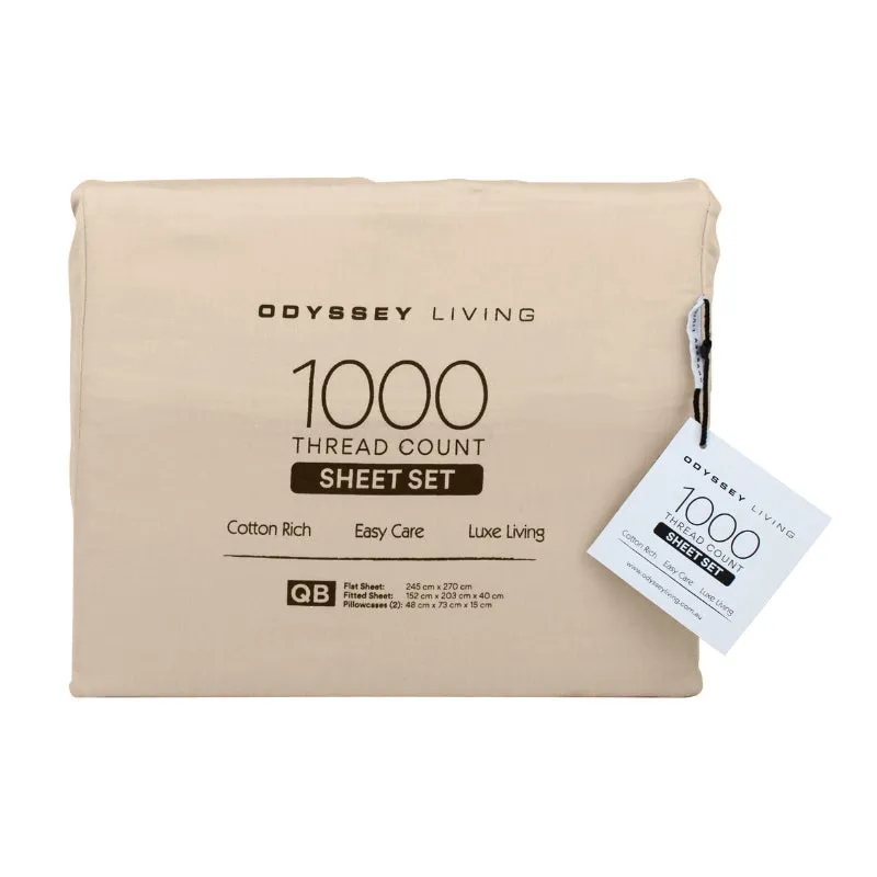 Odyssey Living Cotton Rich Sheet Set