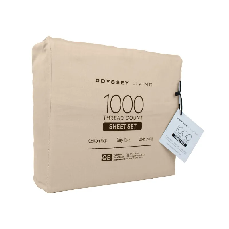 Odyssey Living Cotton Rich Sheet Set