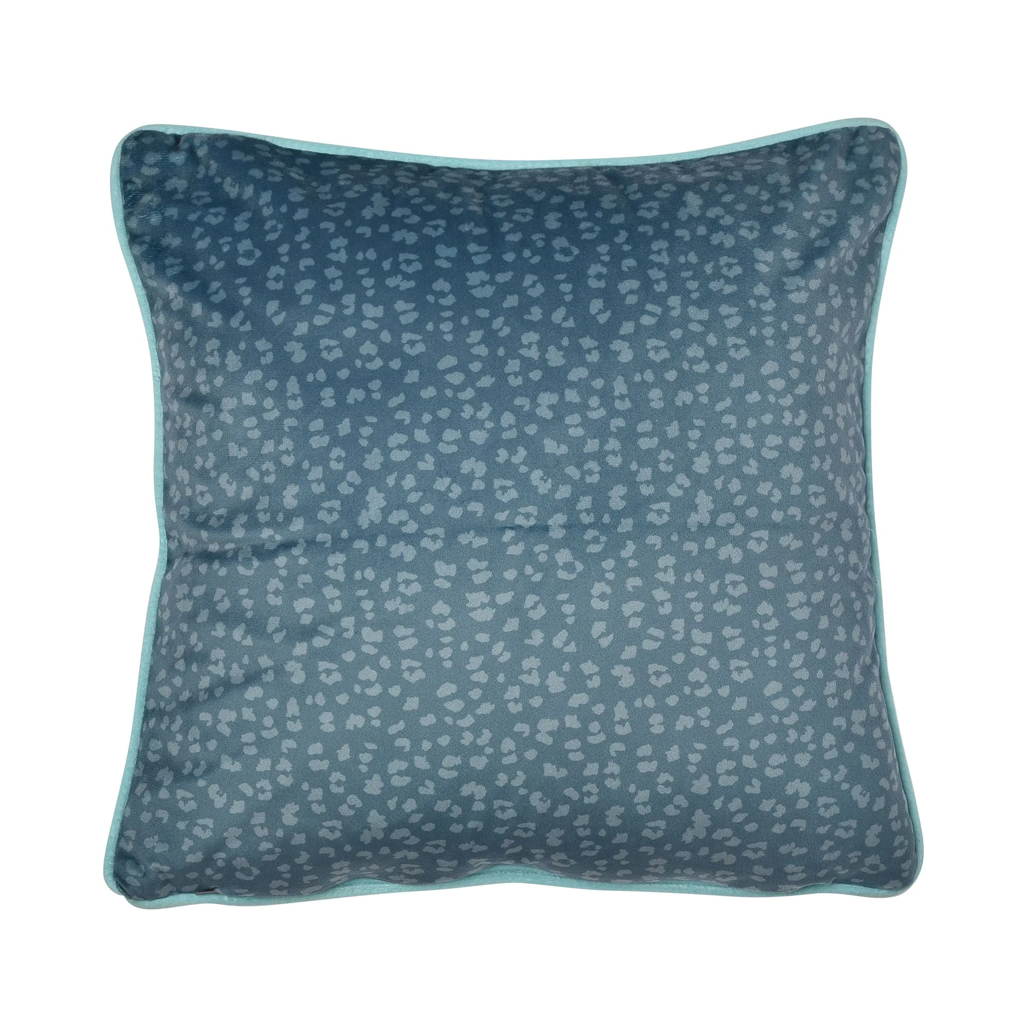 Peacock Jungle Cushion by Soiree in Teal 43 x 43cm