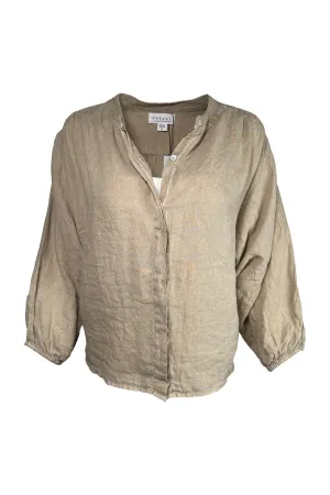 Velvet by Graham & Spencer Avis 06 Woven Linen Blouse | Autumn