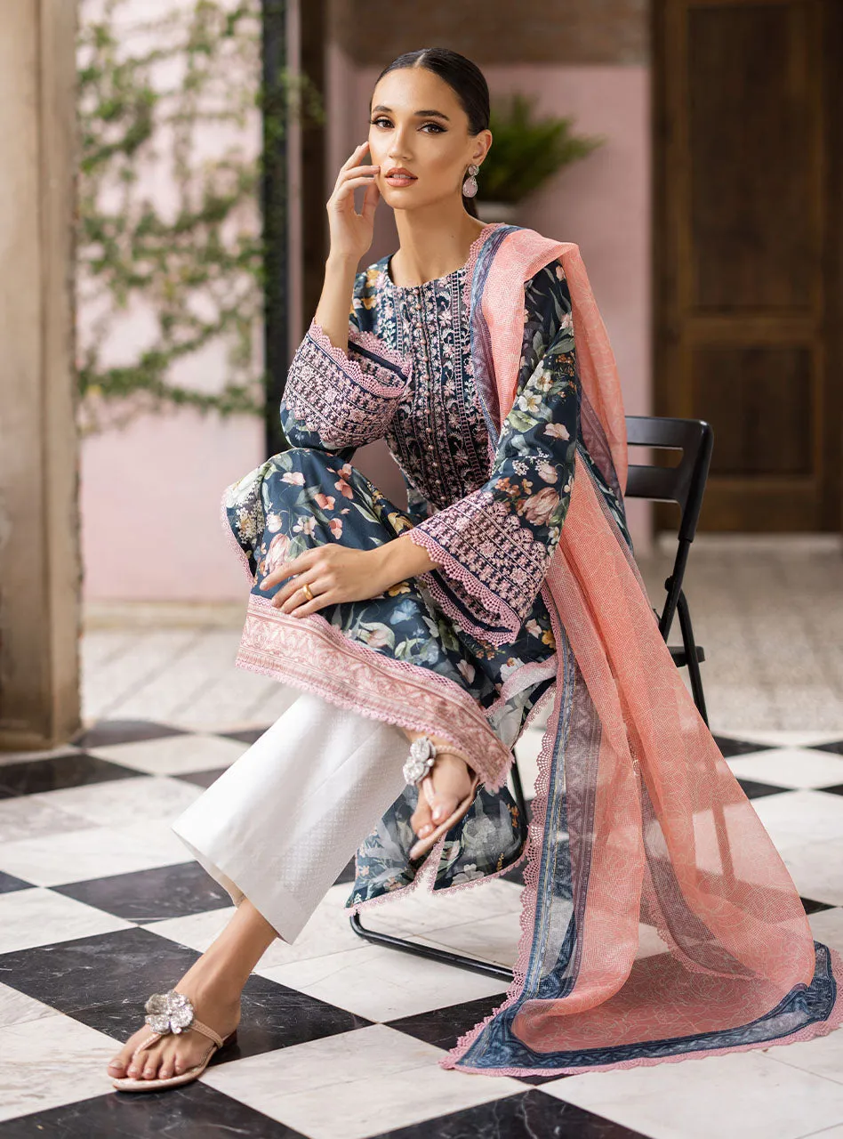 Zainab Chottani Tahra Lawn Collection  – Jade-charm 1B